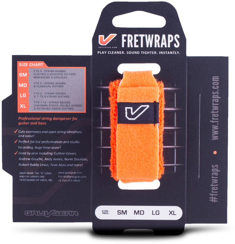 Fretwraps™ String Muters - Fret Wraps Gruv Gear (1000x1000), Png Download