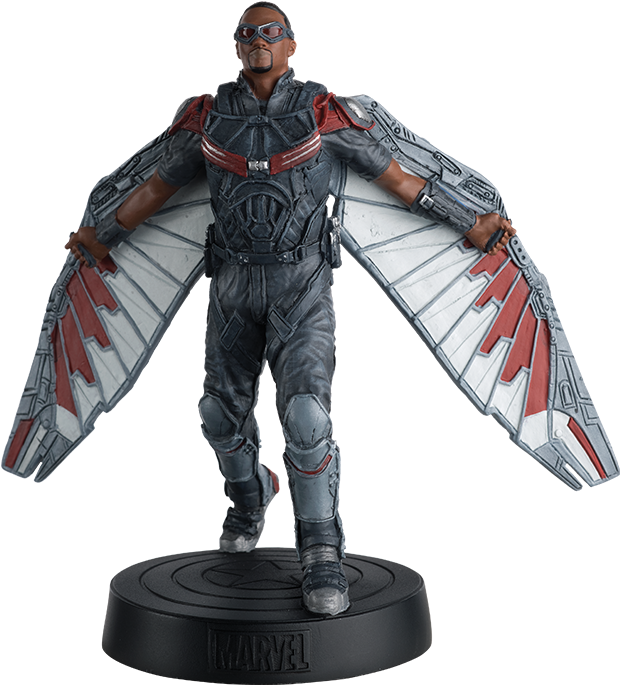 Eaglemoss Falcon - Marvel Movie Collection Falcon (642x900), Png Download
