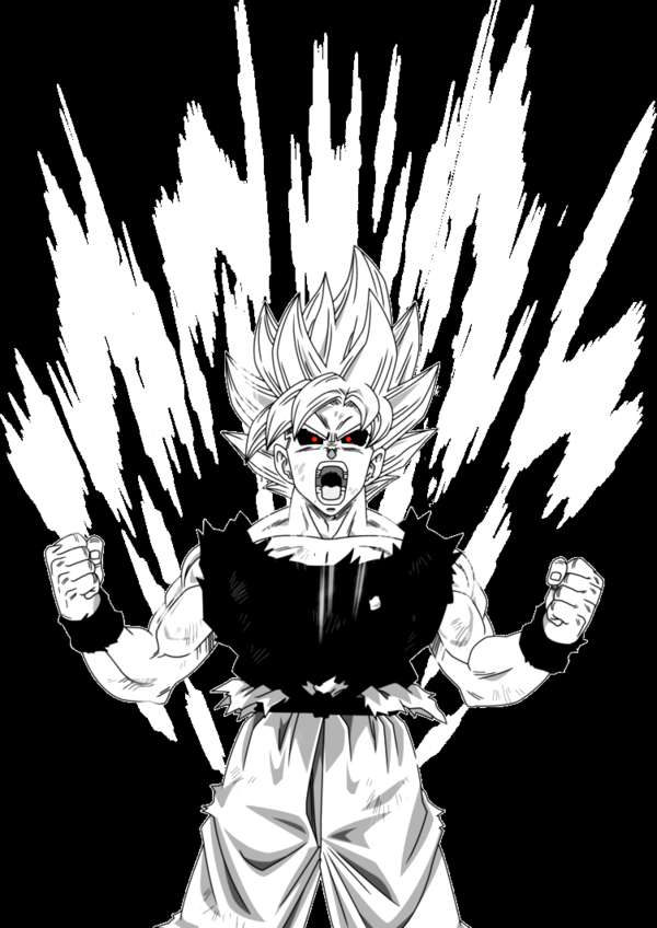 No Caption Provided - Imagens De Goku Evil (600x848), Png Download