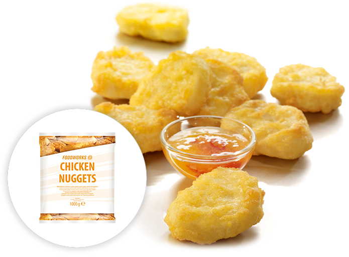 Chicken Nuggets Verpackung - Chicken Nuggets (700x525), Png Download