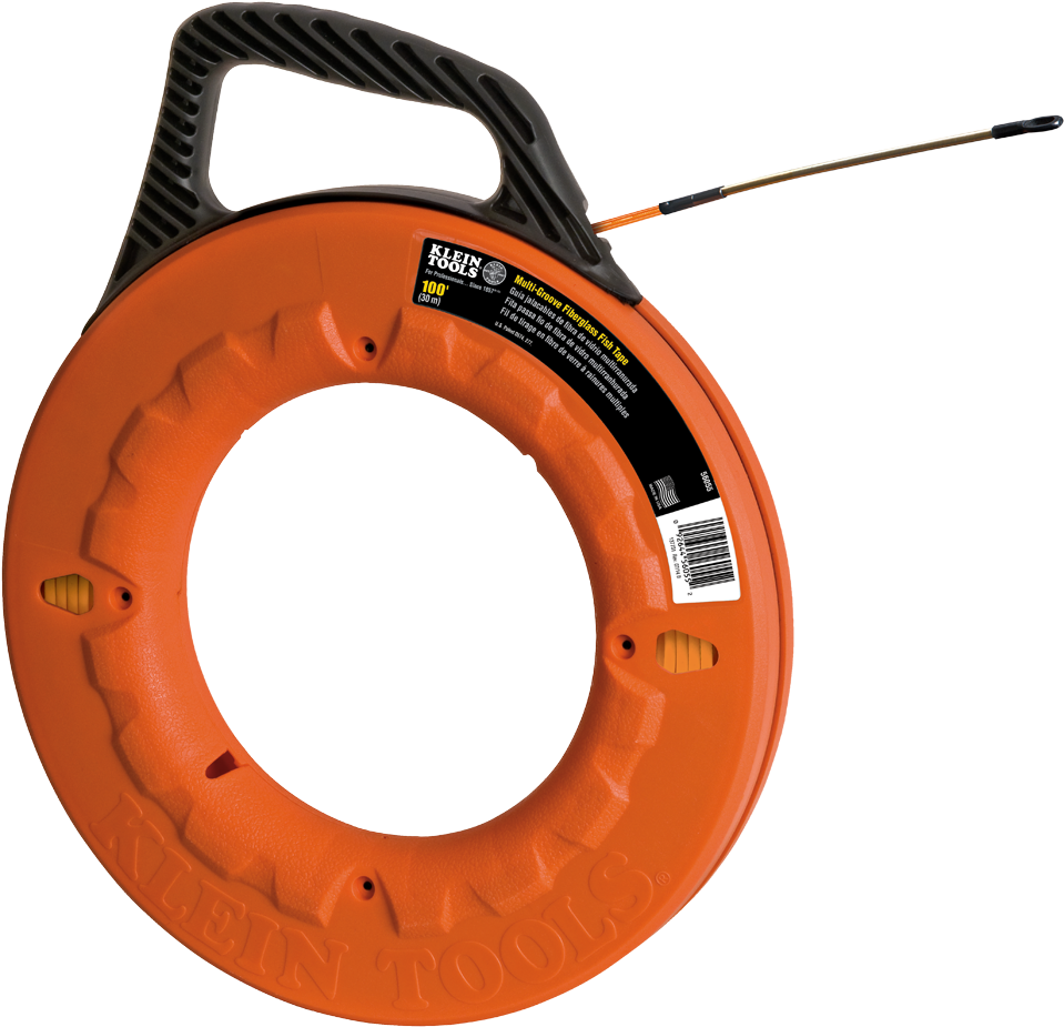 Downloads - Klein Tools 100' Multi-groove Non-conductive Fiberglass (1000x1000), Png Download