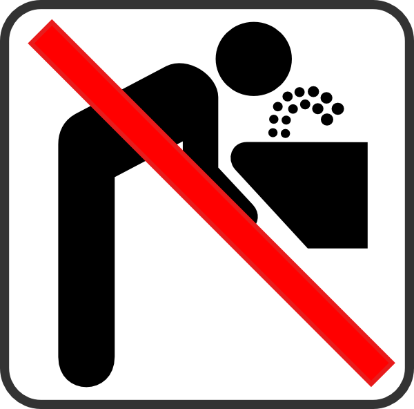 No Water Clip Art - Drinking Fountain Icon (600x592), Png Download