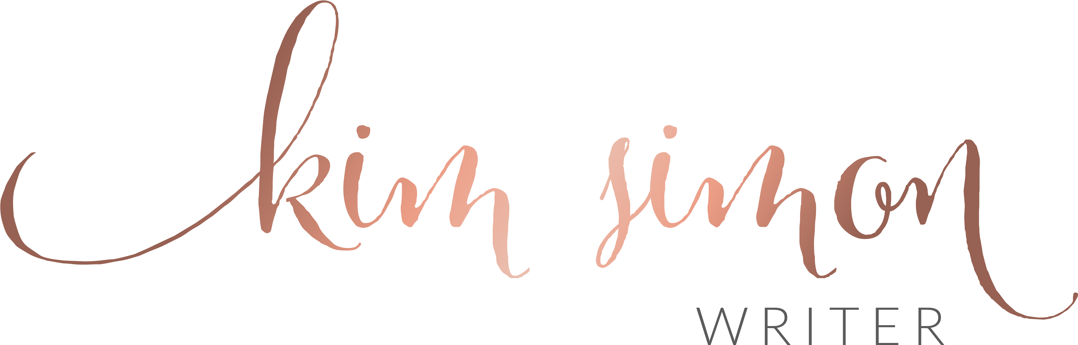 Kim Simon - Calligraphy (3686x1474), Png Download