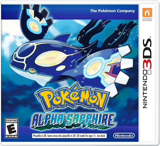 Pokemon Alpha Sapphire Box Art - Pokémon Alpha Sapphire 3ds (640x480), Png Download