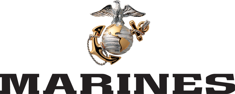 Marines Logo - Us Marine Logo Png (1000x400), Png Download