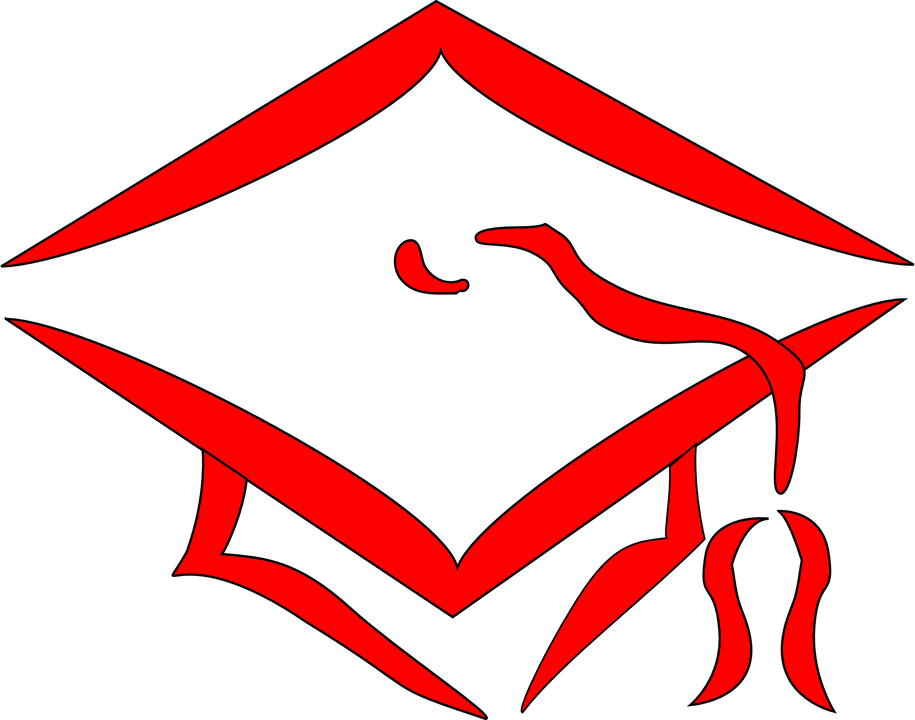 Collection Of Congratulations Graduate Cliparts - Graduation Hat Png Red (915x720), Png Download