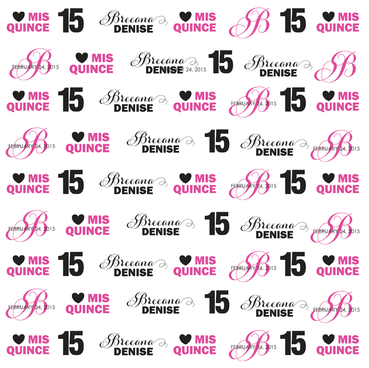 Quince Step And Repeat Backdrop - Birthday (876x876), Png Download
