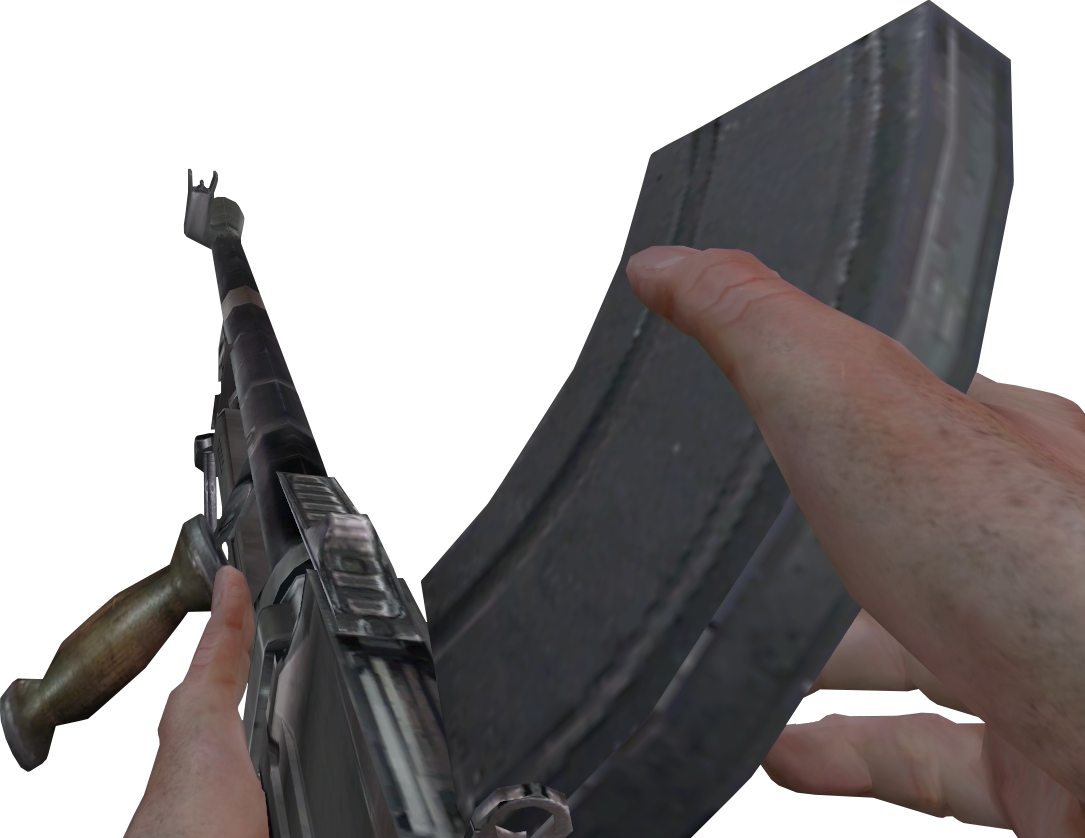 Bren Reloading Cod - Bren Call Of Duty (1085x838), Png Download