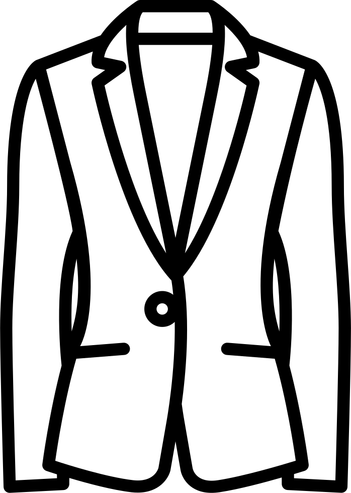 Png File Svg - Blazer Icon (698x980), Png Download