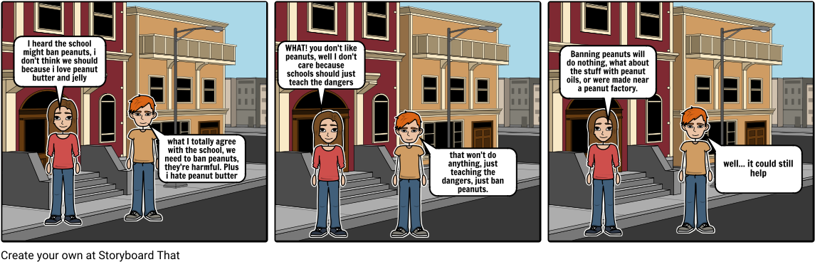 Peanut - Storyboard (1164x385), Png Download