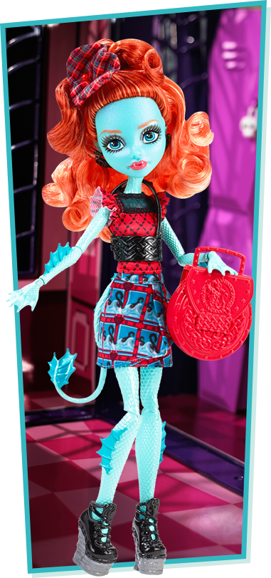Ah, Finally We Get A Scottish One Loch Ness Monster, - Monster High Monster Exchange Programme Lorna Mcnessie (381x811), Png Download