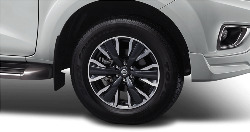 Smoke Chrome Rear Bumper With Sportech Emblem - ล้อ แม็ ก นาวา ร่า Np300 (869x489), Png Download