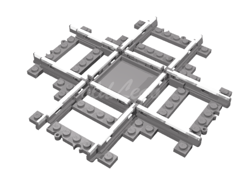 Train, Track 9v Crossing - Architecture (1024x1024), Png Download