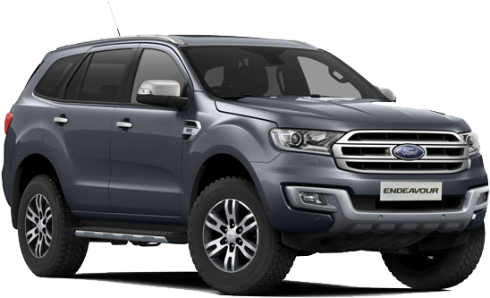 Smoke Grey - Black Ford Everest Trend (980x390), Png Download