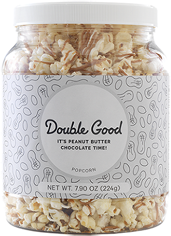 It's Peanut Butter Chocolate Time - Double Good Signature Jar (750x750), Png Download