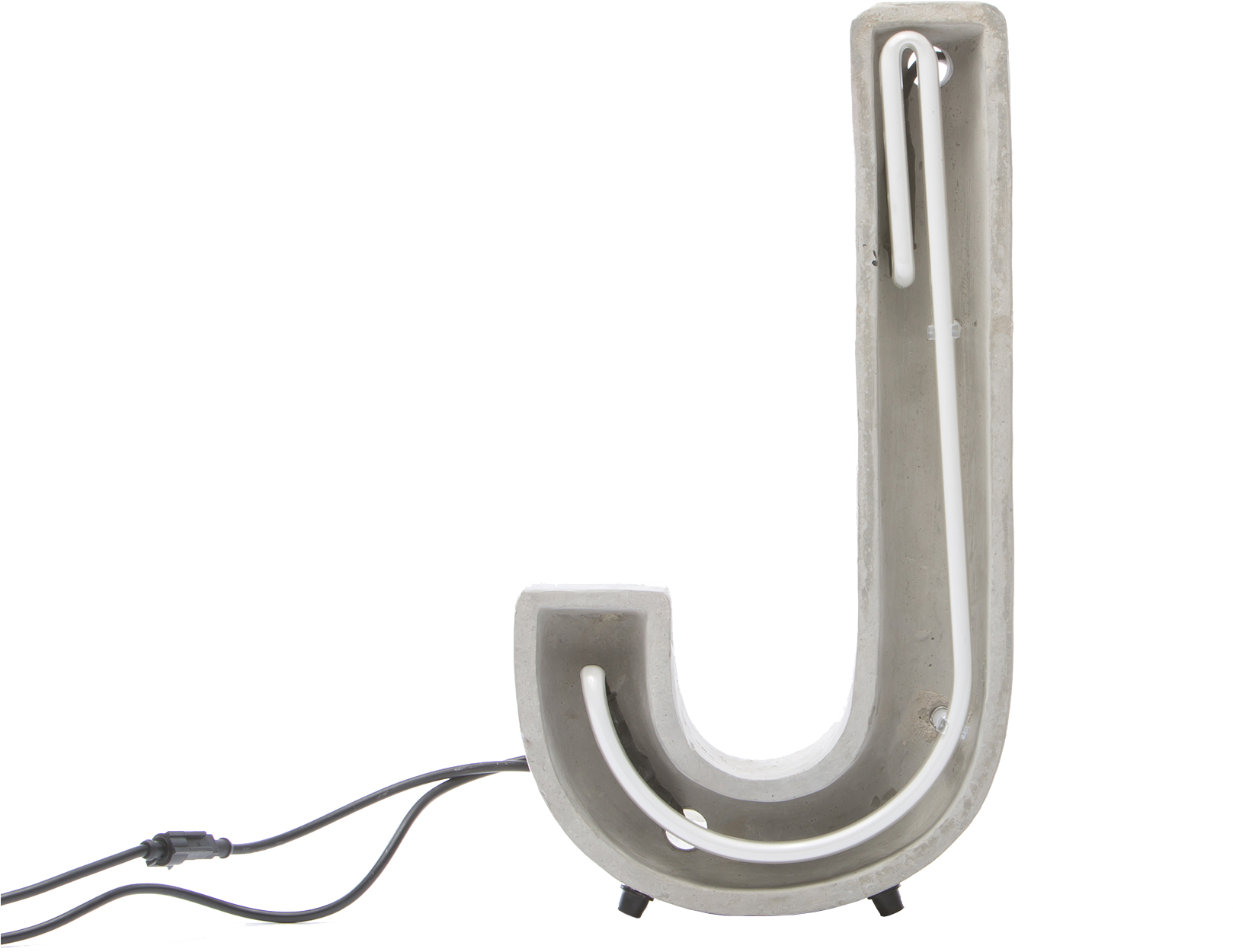 Alphacrete, Concrete Neon Light J-0 - Seletti Alphacrete (2000x1712), Png Download