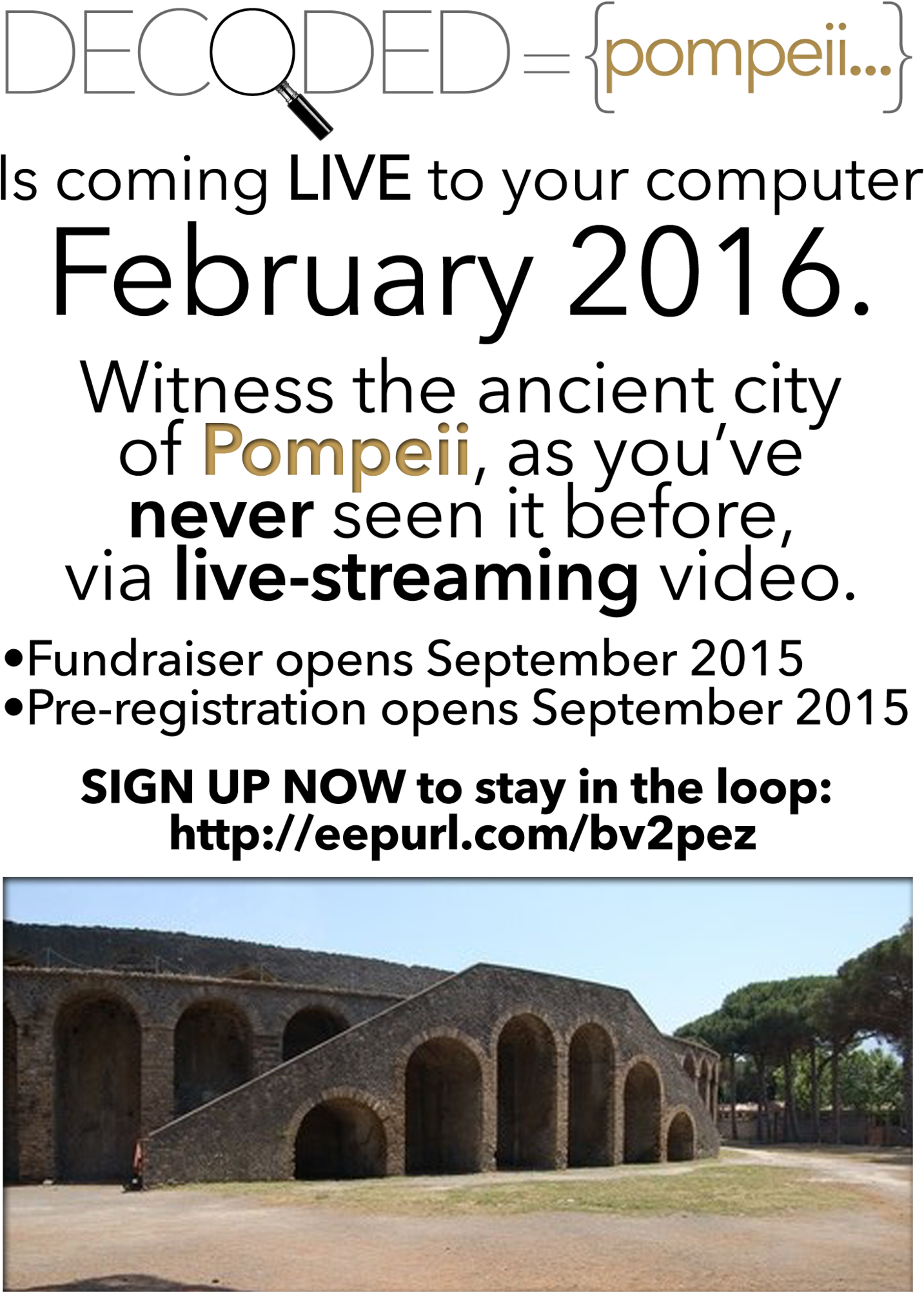 Subscribe Now To Get The Details And The Pre-registration - Amphitheatre Of Pompeii (1463x2048), Png Download
