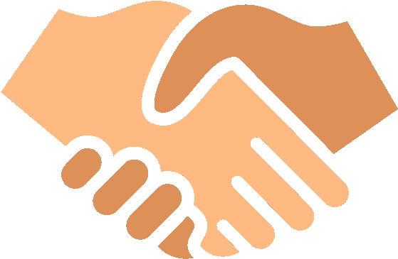 2 People Shaking Hands - Alpes-de-haute-provence (600x600), Png Download