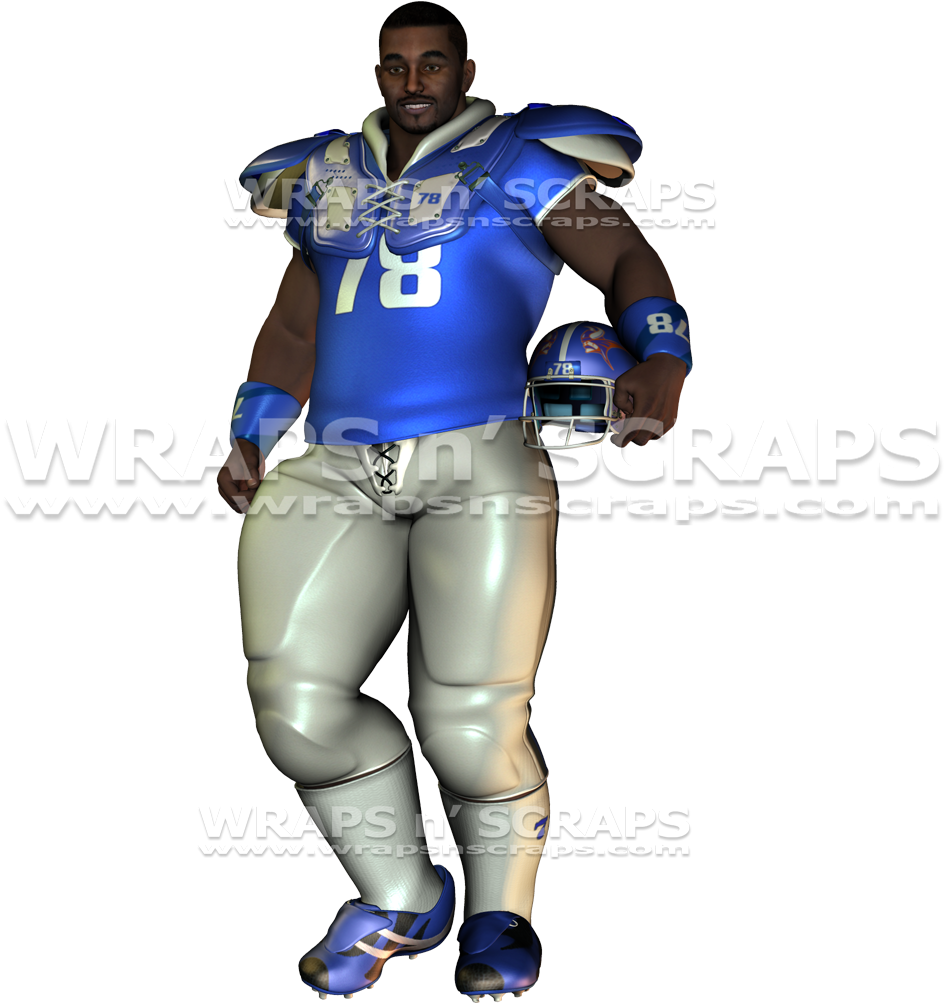 Aa Male Iii - Football Player (1000x1021), Png Download
