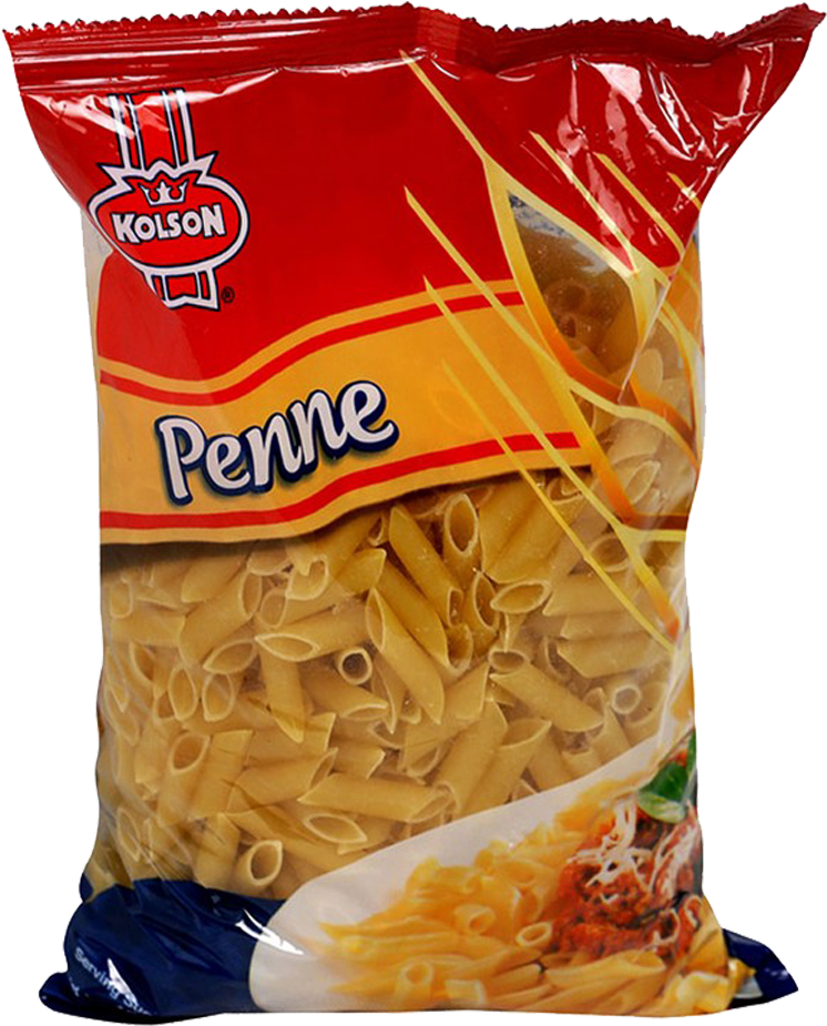 Kolson Penne Macaroni 400 Gm - Kolson Penne Pasta (1000x1000), Png Download