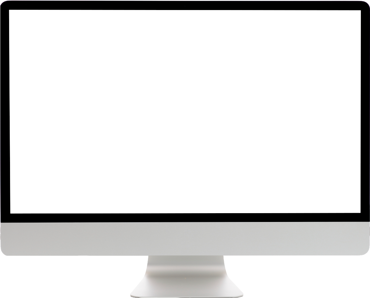 Mac Transparent Image - Blank Computer Screen (1697x1131), Png Download