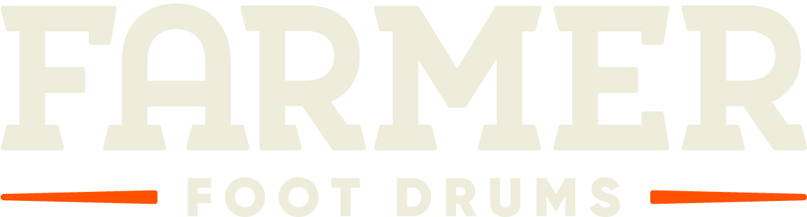 Farmer Foot Drums - Hirmer (1800x750), Png Download