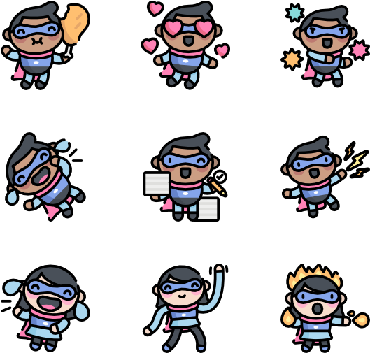 Superhero (600x564), Png Download