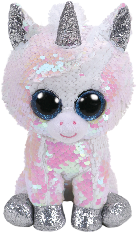Ty Flippables Sequins Plush Diamond Unicorn - Ty Flippable Beanie Boos (1136x1136), Png Download