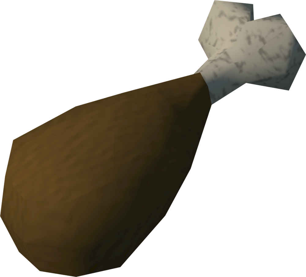 Turkey Drumstick Detail - Wiki (1000x905), Png Download