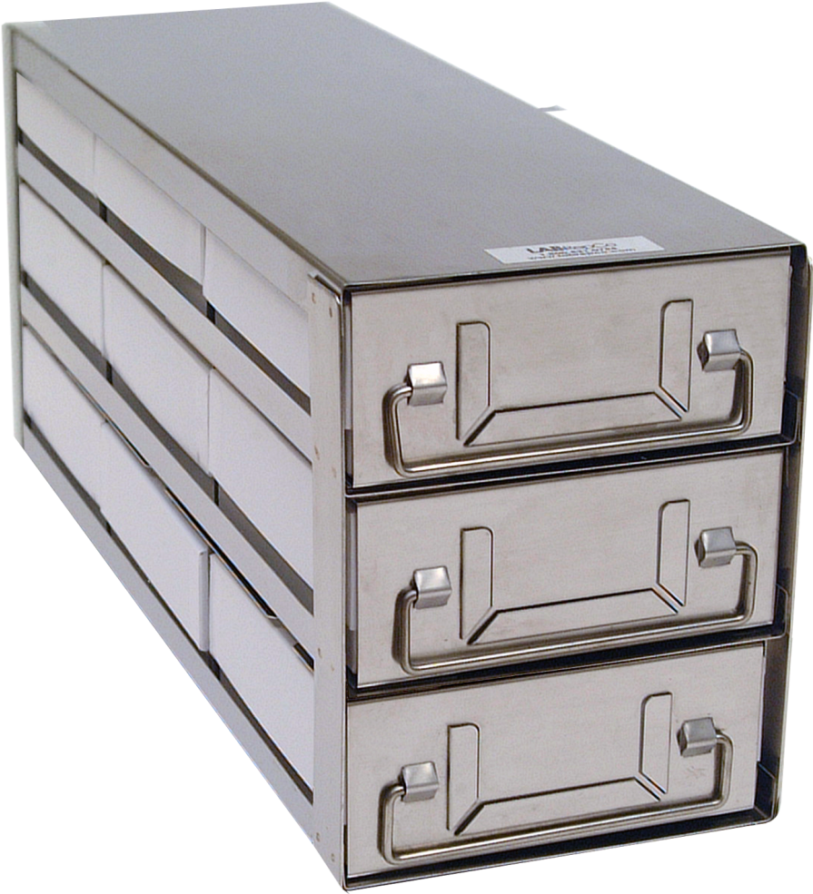Upright Freezer Drawer Rack W/ 2" Fiberboard Boxes - Upright Freezer Rack With Drawers For Cardboard 2" (894x1000), Png Download