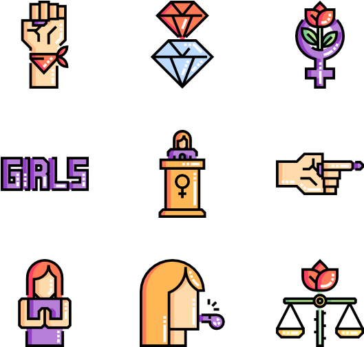 Feminism (600x564), Png Download