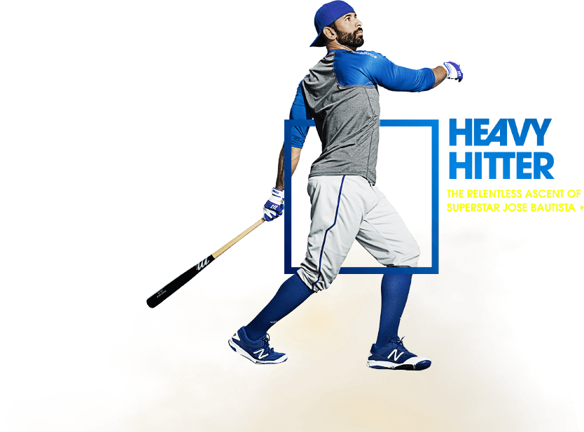 Heavy Hitter - José Bautista (834x618), Png Download