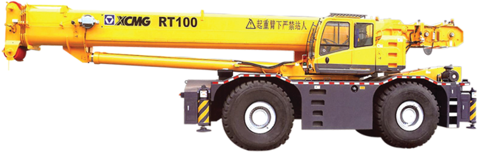 Rough Terrain Crane - Crane (1000x800), Png Download