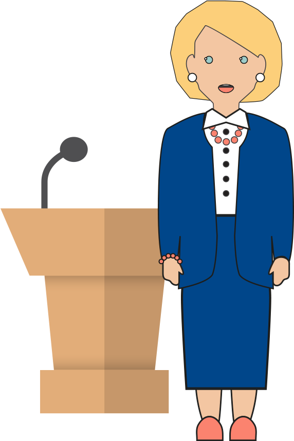 Jpg Transparent Stock Years Of Growth For At Work - Cartoon Female Prime Minister (900x861), Png Download