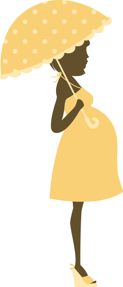 Graphic Library Stock Gr Vida E Beb Minus Pinterest - Yellow Pregnant Lady Clipart (410x953), Png Download