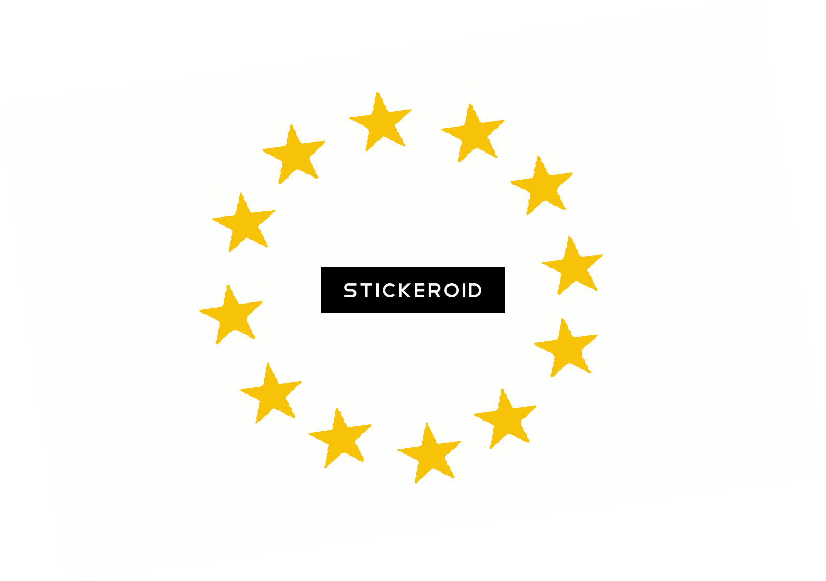 Eu Stars - Circle Of Stars (1617x1139), Png Download