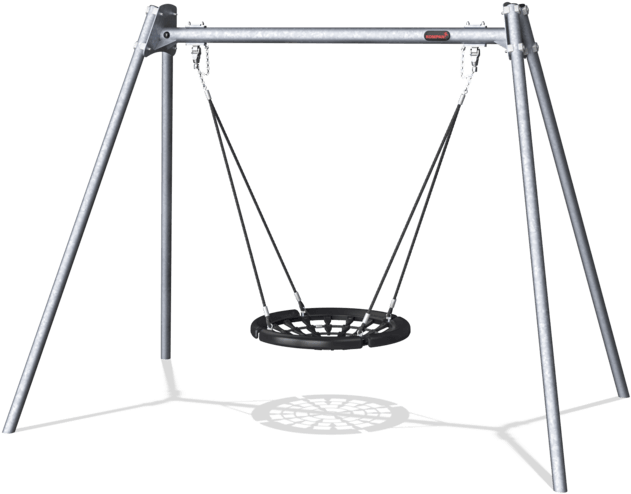 Birds Nest Swing H=2,5m, Ø100cm Nest - Quiltet Tæppe - Sildeben (640x503), Png Download