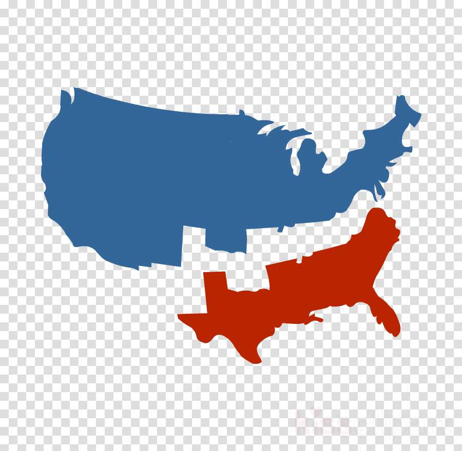 Download Vector Usa Map State Outline Clipart United - Civil War Reconstruction Symbol (900x880), Png Download