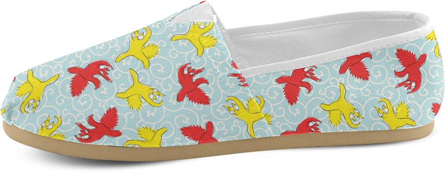 Comical Funny Quarrel Cat Asian Illustration Women - Slip-on Shoe (1000x1000), Png Download