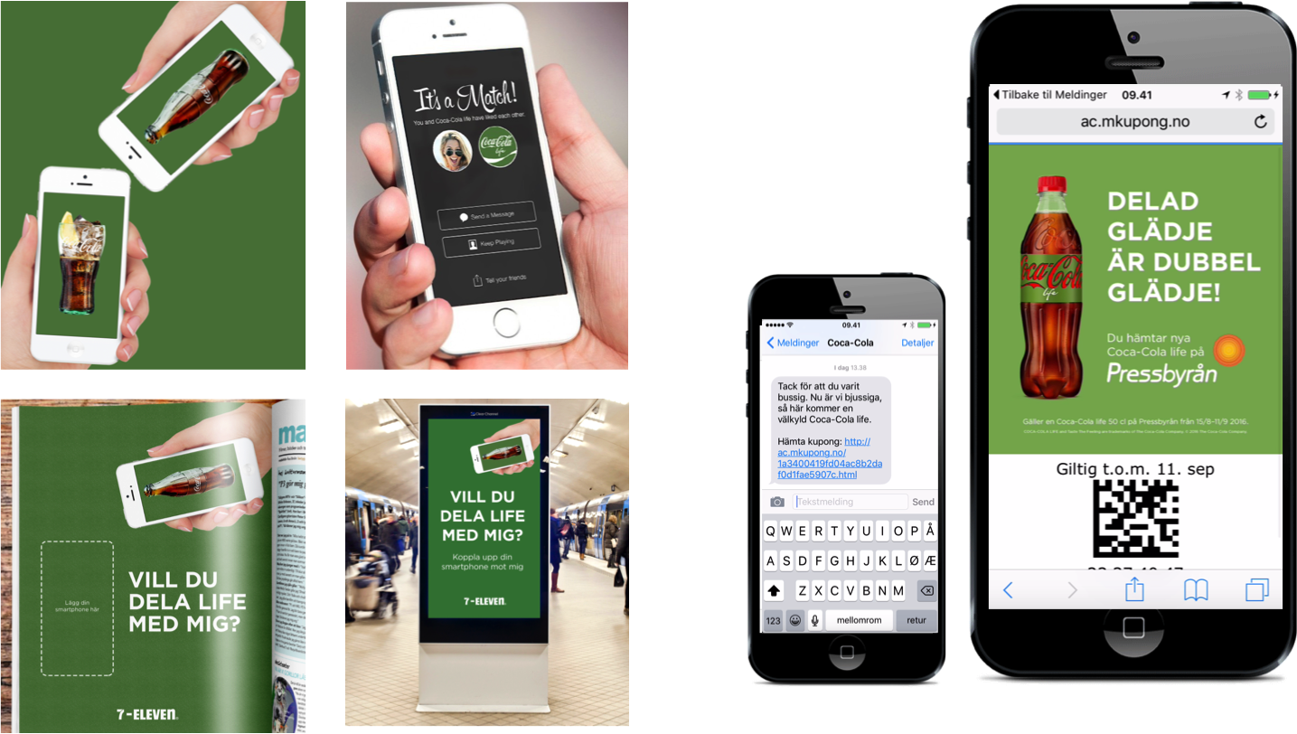 Coke Life Match On Tinder (1435x812), Png Download