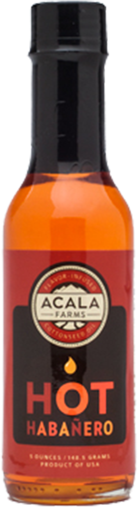 Hot Habanero Cooking Oil - Sweet Guajillo Pepper Cottonseed Oil 5oz Acala Farms (1200x1200), Png Download