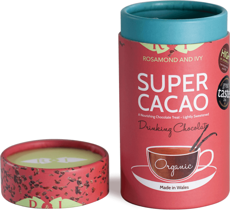 Rosamund & Ivy Super Cacoa Instant Hot Chocolate - Hot Chocolate (754x693), Png Download