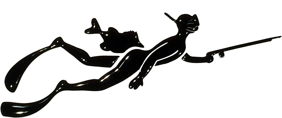 Hg-w04 - 001 - B - Spearfishing Logo Png (1200x534), Png Download