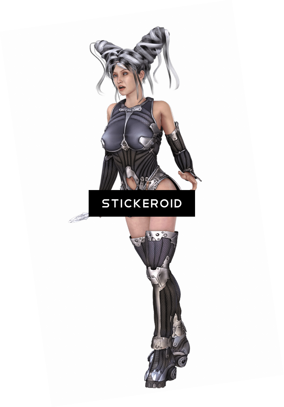 Woman Robotic Costume - Halloween Costume (961x1377), Png Download