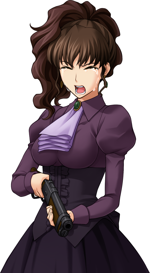 Nat A16 In Tears 4 - Natsuhi Ushiromiya (633x1150), Png Download