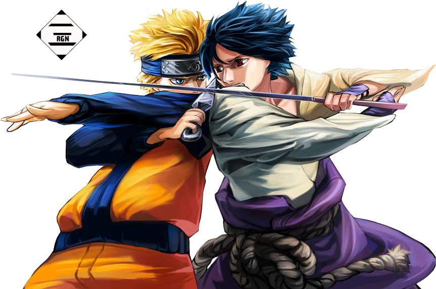 Size - Naruto Vs Sasuke Png (900x582), Png Download