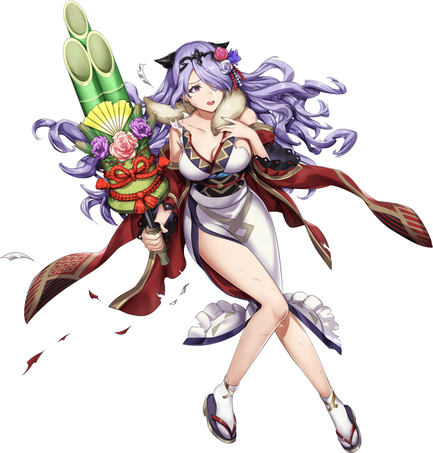 Yukata Camilla Fire Emblem Heroes (1456x1660), Png Download