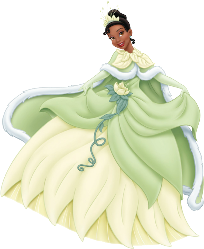 Princess Tiana In Winter Princess Tiana Pinterest Tiana - Princess Tiana Winter Dress (850x1002), Png Download