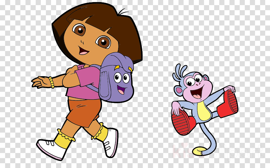 dora with backpack