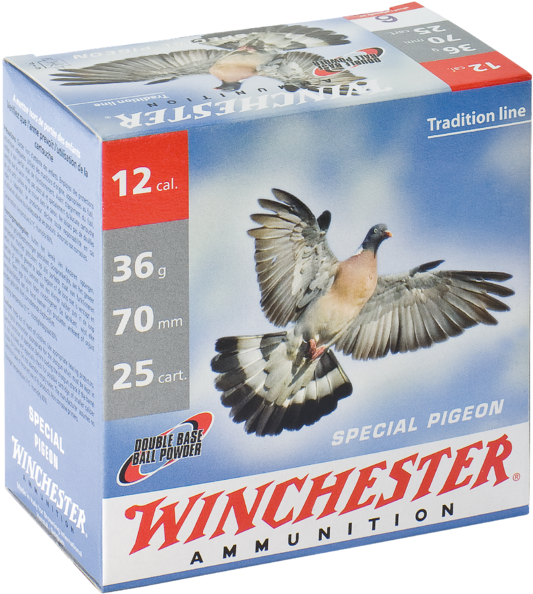 A Box - Winchester Pigeon Cartucce (547x600), Png Download